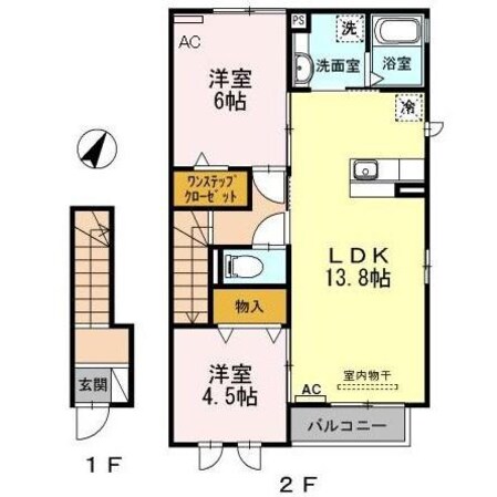 D-room金平の物件間取画像